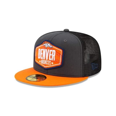 Sapca New Era Denver Broncos NFL NFL Draft 59FIFTY Fitted - Gri